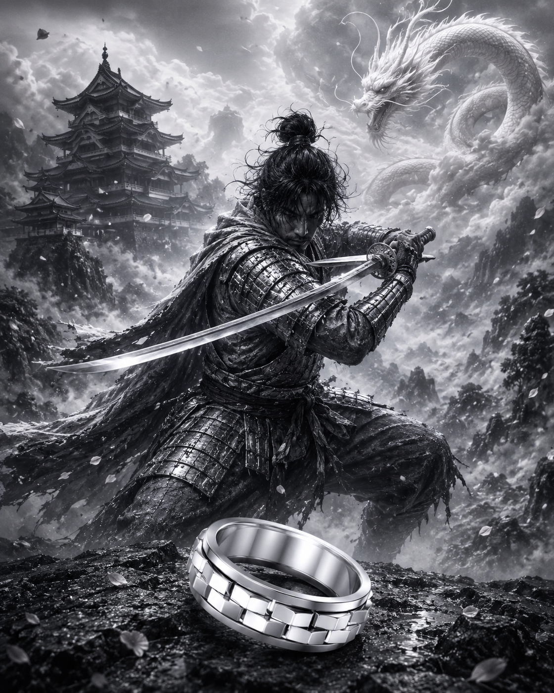 Bague Kenshin — L'Honneur Absolu